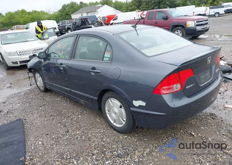 2006 Honda Civic Hybrid z USA, uszkodzony, nr VIN JHMFA36236S024533
